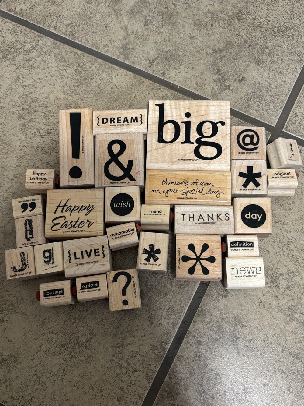Stampin Up Rubber Stamp Bundle